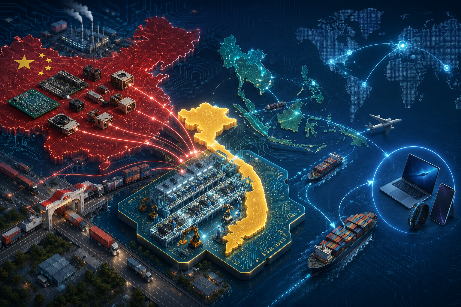 The Upstream Glass Ceiling: Why Vietnam’s Electronics Clusters Remain Tethered to China’s Sub-Tier Supply Chains