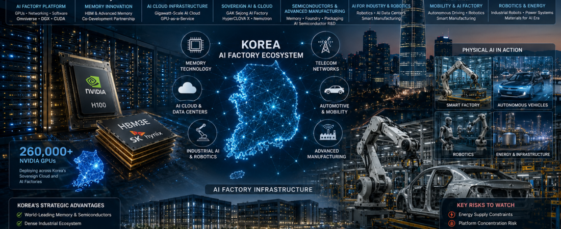 The AI Factory Race: Why Korea Is Becoming Nvidia’s Next Industrial Testbed