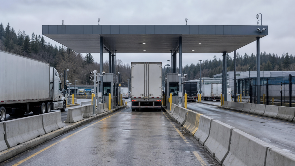 Aluminum rolls in a manufacturing facility tied to North American industrial supply chains