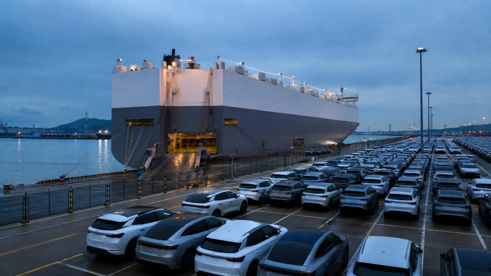 China’s Vehicle Export Surge Is Testing Global Car-Carrier Capacity